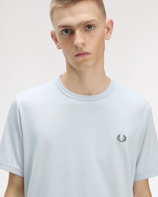 Fred Perry Ringer T-Shirt - Dusky Blue