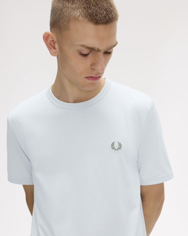 Fred Perry Ringer T-Shirt - Dusky Blue