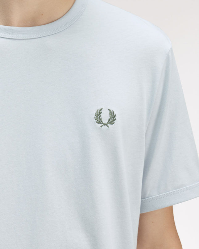 Fred Perry Ringer T-Shirt - Dusky Blue