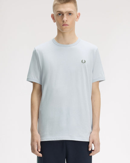 Fred Perry Ringer T-Shirt - Dusky Blue