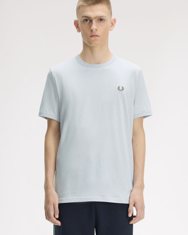 Fred Perry Ringer T-Shirt - Dusky Blue