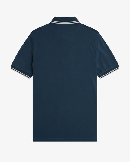 Fred Perry Twin Tipped Polo in Modern Blue