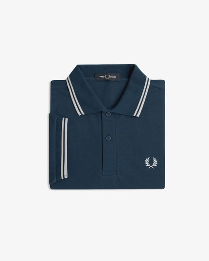 Fred Perry Twin Tipped Polo in Modern Blue