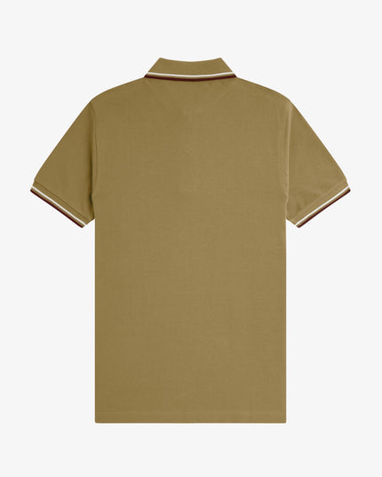 Fred Perry Twin Tipped Polo in Bronze