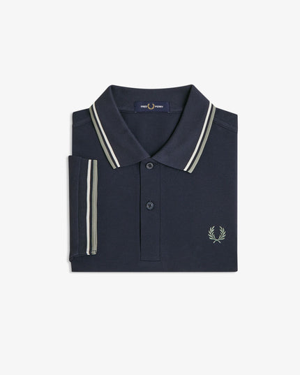 Twin Tipped Polo - Dark Airforce/Ecru/Seagrass