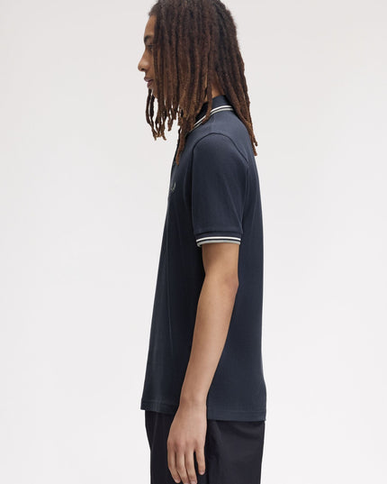Twin Tipped Polo - Dark Airforce/Ecru/Seagrass
