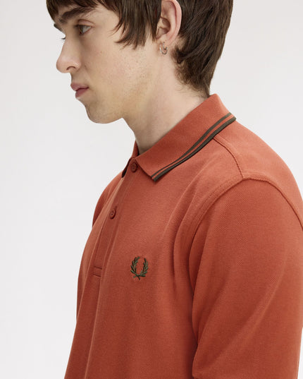 Twin Tipped Polo - Brandy/Night Green
