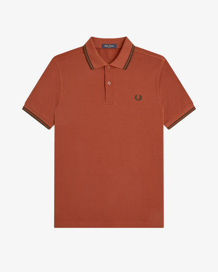 Twin Tipped Polo - Brandy/Night Green