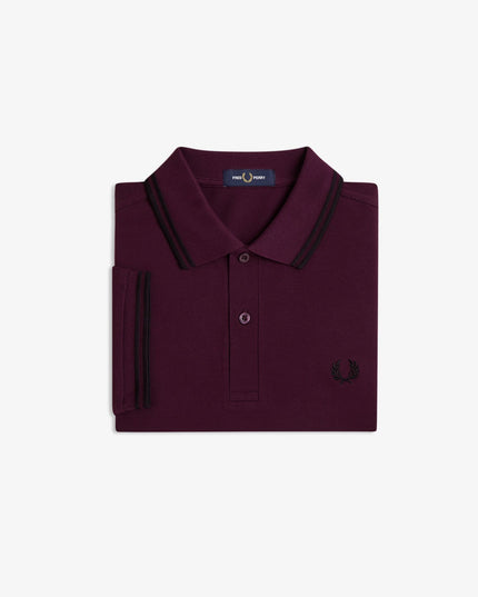 Twin Tipped Polo - Plum/Black