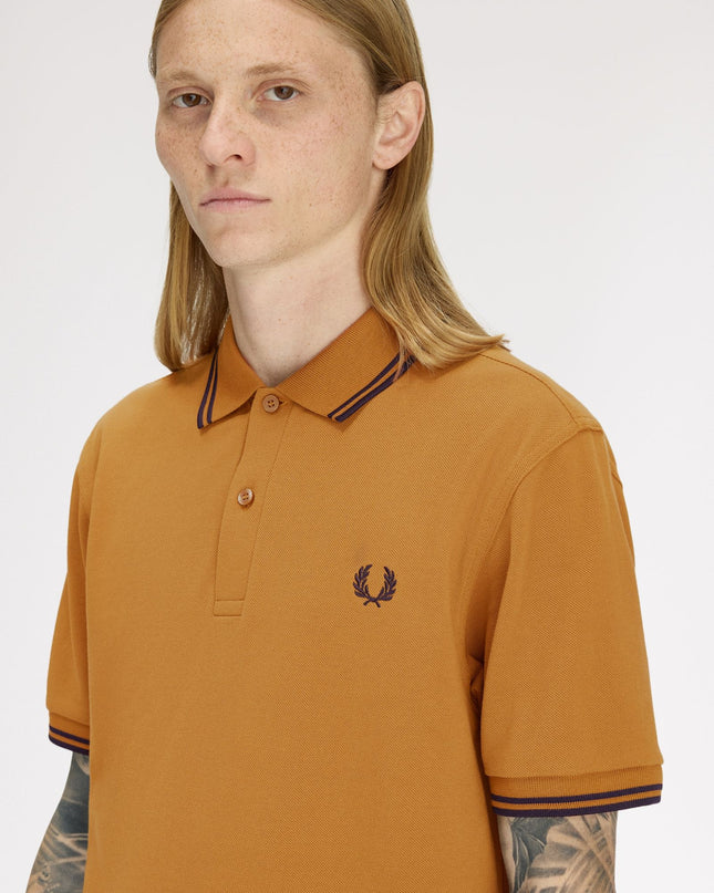 Fred Perry M3600 Polo Shirt - Dark Caramel