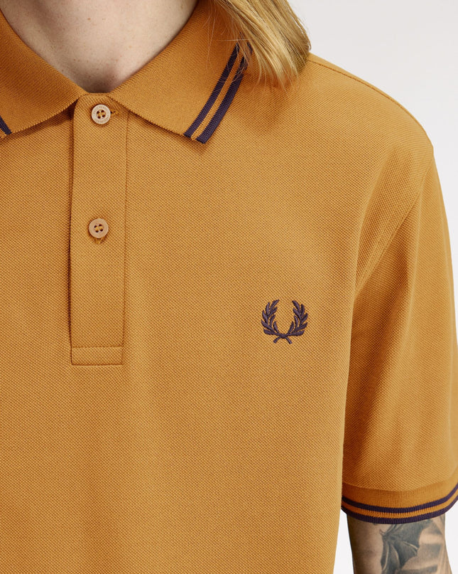 Fred Perry M3600 Polo Shirt - Dark Caramel