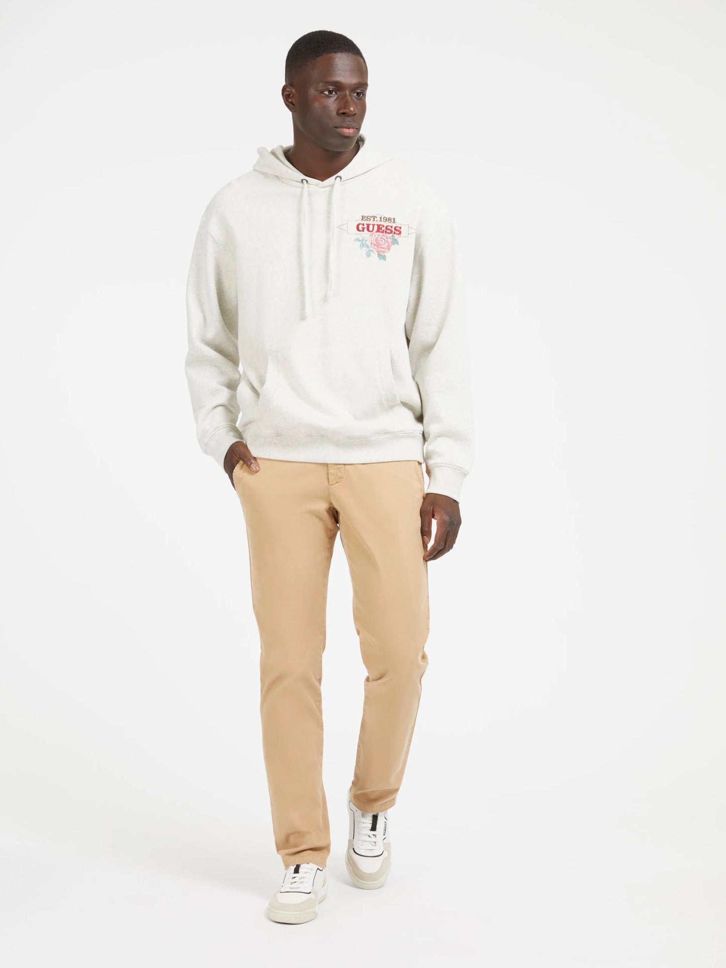 Low Rise Beige Chino