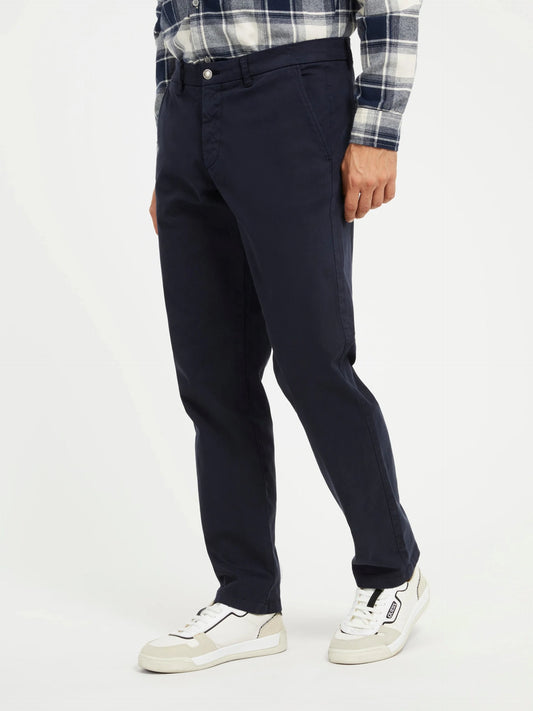 Low Rise Navy Chino