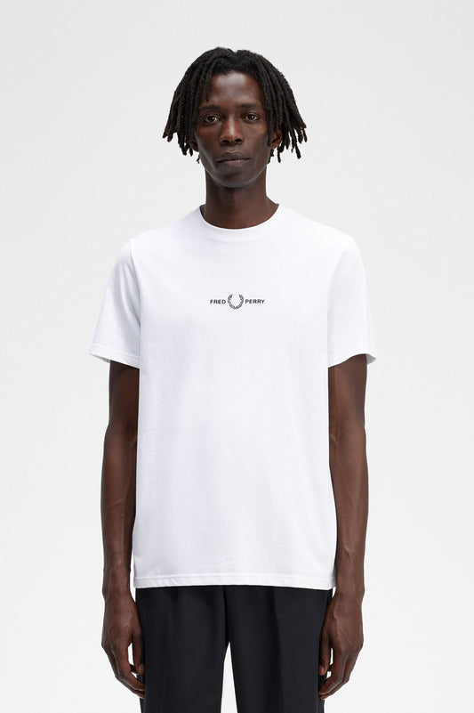 FRED PERRY EMBROIDERED T-SHIRT