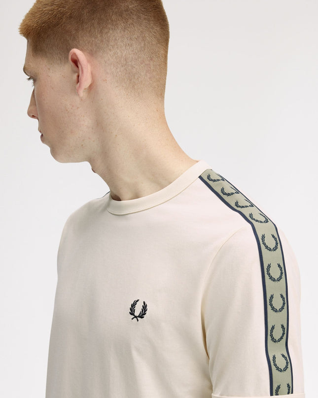 Contrast Tape Ringer T-Shirt - 28B