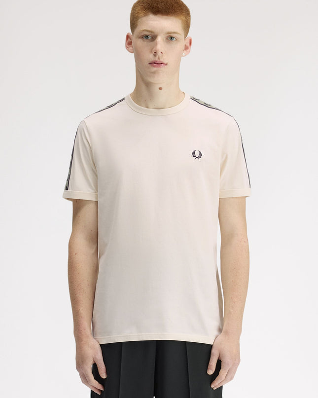 Contrast Tape Ringer T-Shirt - 28B