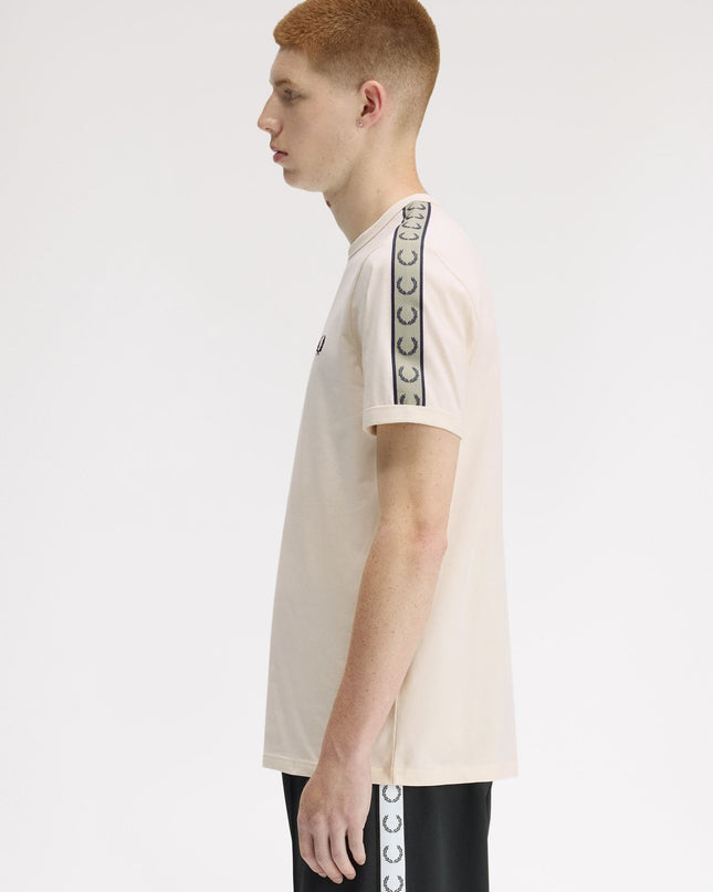 Contrast Tape Ringer T-Shirt - 28B