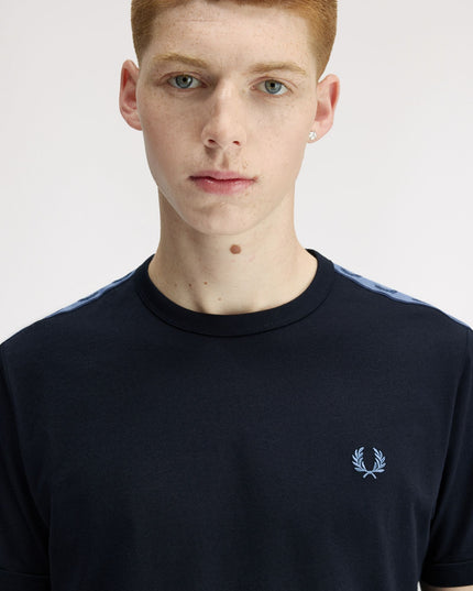 Contrast Tape Ringer T-Shirt - 29B