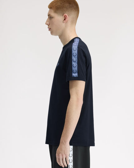 Contrast Tape Ringer T-Shirt - 29B