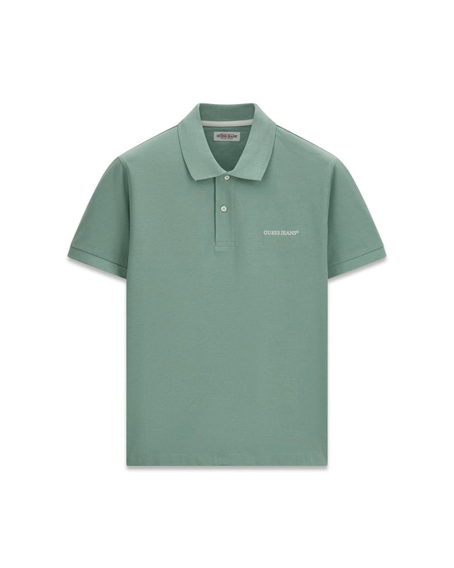 Guess Jeans Embroidered Logo Polo in Mint