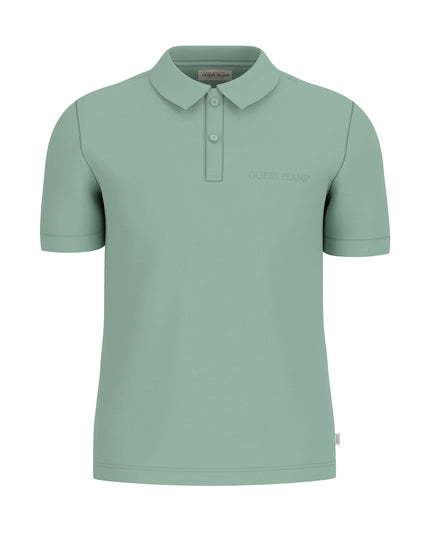 Guess Jeans Embroidered Logo Polo in Mint
