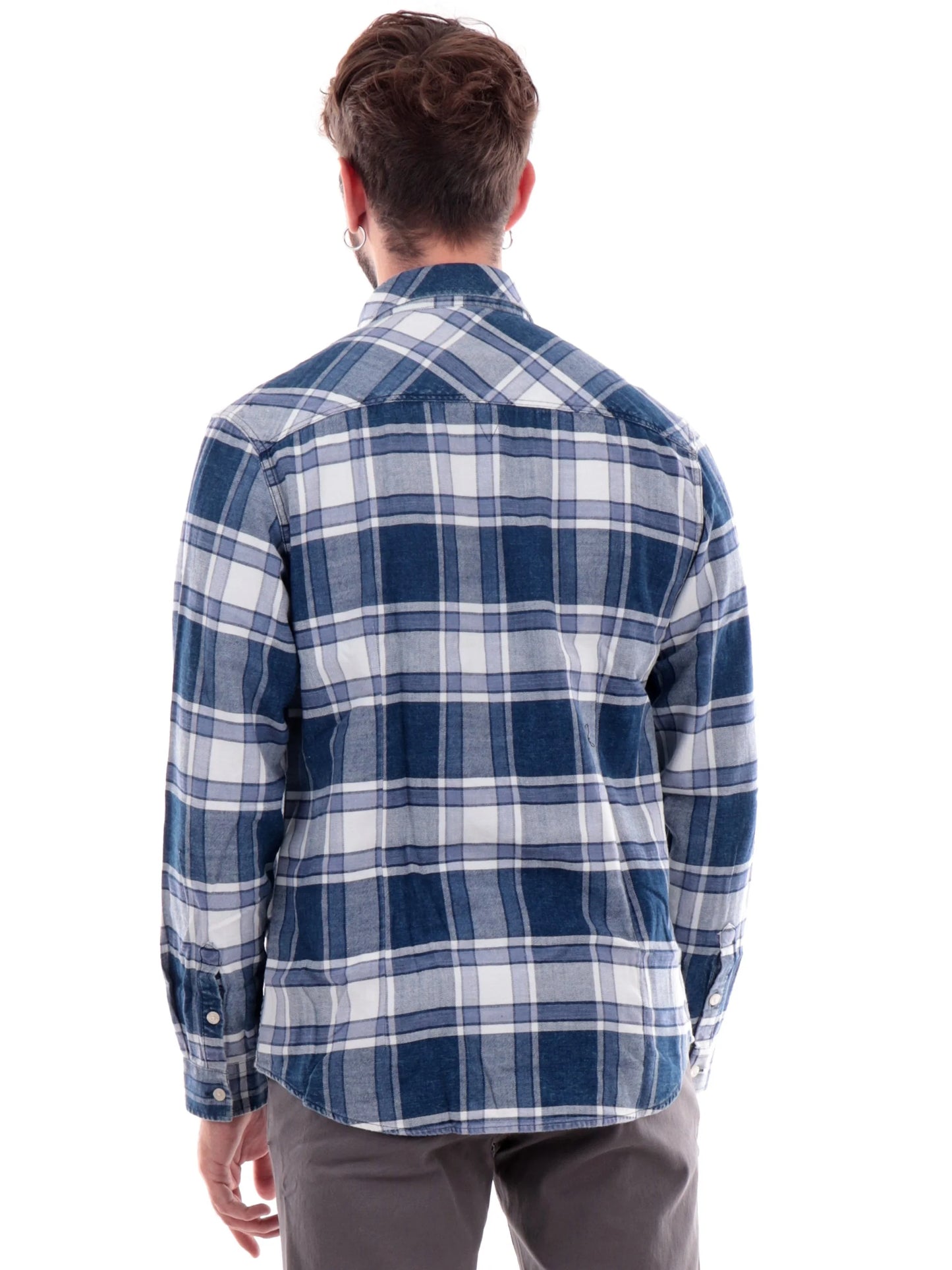 Guess Checked Shirt - Blue Denim