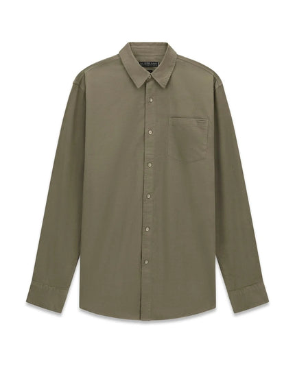 Micro Corduroy Shirt - Khaki