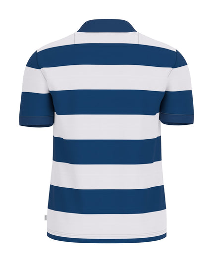 Guess Jeans Embroidered Logo Polo in Blue/White