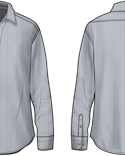 Guess Marciano Striped Long Sleeved Shirt
