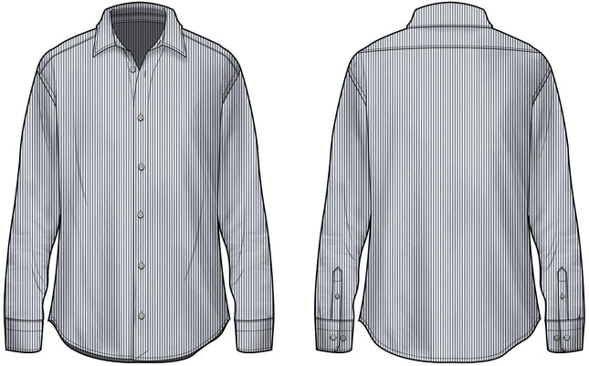 Guess Marciano Striped Long Sleeved Shirt