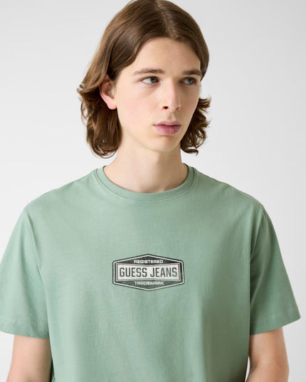 Guess Printed Logo T-Shirt - Light Green