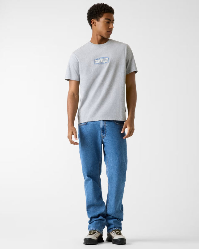 Guess Printed Logo T-Shirt - Grey