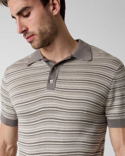 Guess Striped Polo Sweater