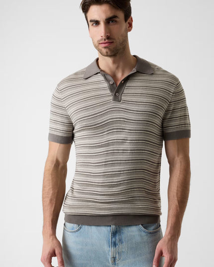 Guess Striped Polo Sweater