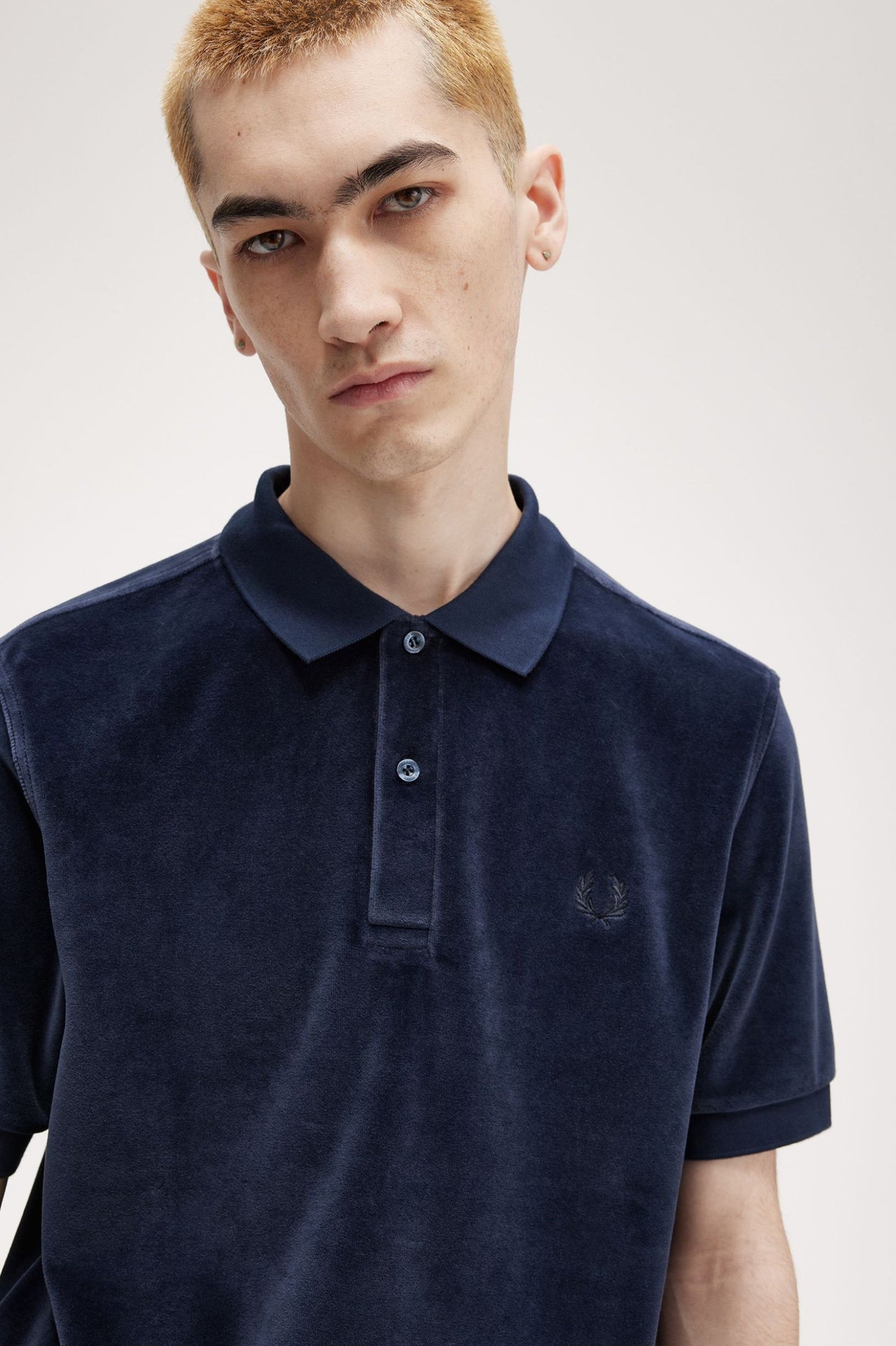 Fred Perry Velour Polo Shirt