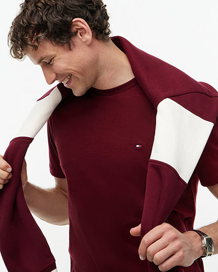 Tommy Jeans Xslim Tee in Calypso Berry
