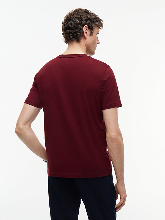 Tommy Jeans Xslim Tee in Calypso Berry