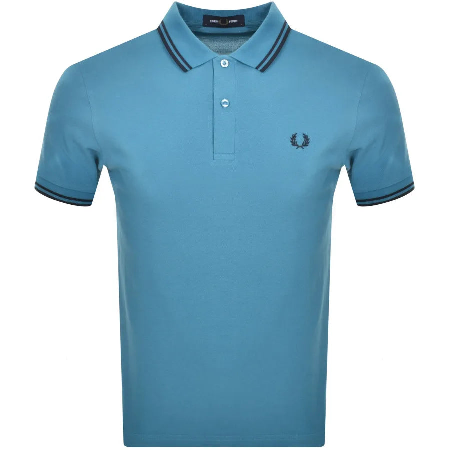 The Fred Perry Twin Tipped Polo Ocean