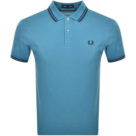 The Fred Perry Twin Tipped Polo Ocean