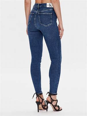 Calvin Klein Jeans - Super Skinny High Rise Ankle - Denim Medium