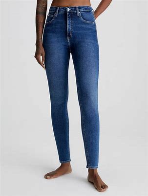 Calvin Klein Jeans - Super Skinny High Rise Ankle - Denim Medium