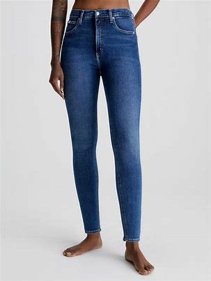 CALVIN JEANS HIGH RISE SUPER SKINNY ANKLE