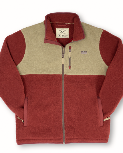 Polar Fleece Deux Full Zip - Brick