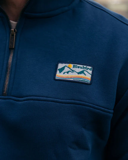 Bracken Quarter Zip - Navy
