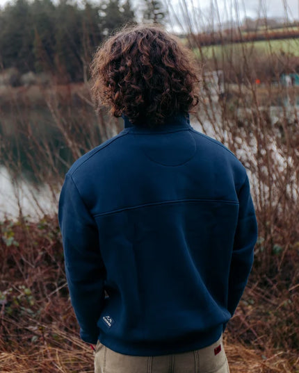 Bracken Quarter Zip - Navy