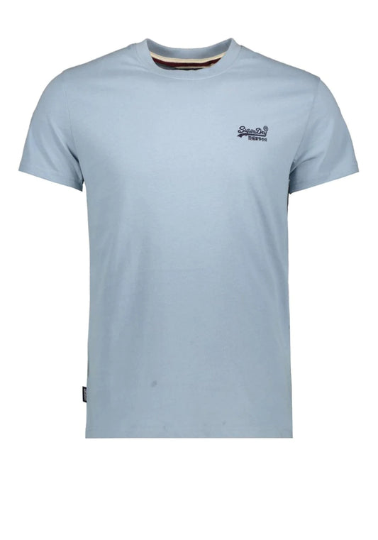 Superdry Essential Logo Embroidered Tee - China Blue