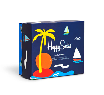 Happy Socks 'Sail Away' 2-Pack Gift Set