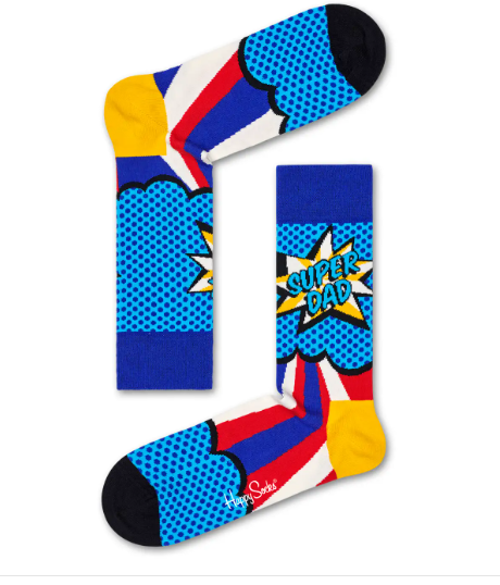 Happy Socks 'Super Dad' 3-Pack Gift Set