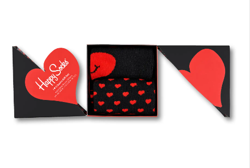 Happy Socks 'I Heart You' 2-Pack Gift Set