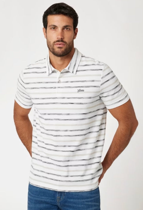 Guess Striped polo - White Multi